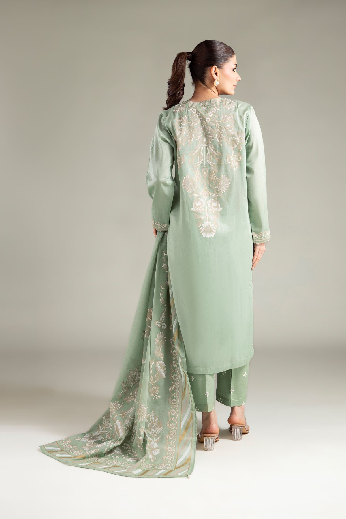 Printed Lawn Tailored 3-Piece Lawn - T-A22-26-210FH2-VG