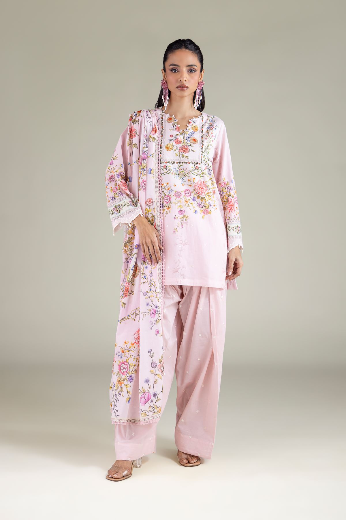 Embroidered Cambric Embroidered Farshi Shalwar - 1-26-125-A-D-VG
