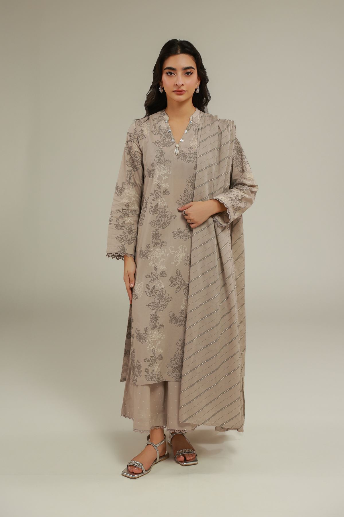 Lawn Summer Lawn Dupatta - 1-26-127-A-H-VG