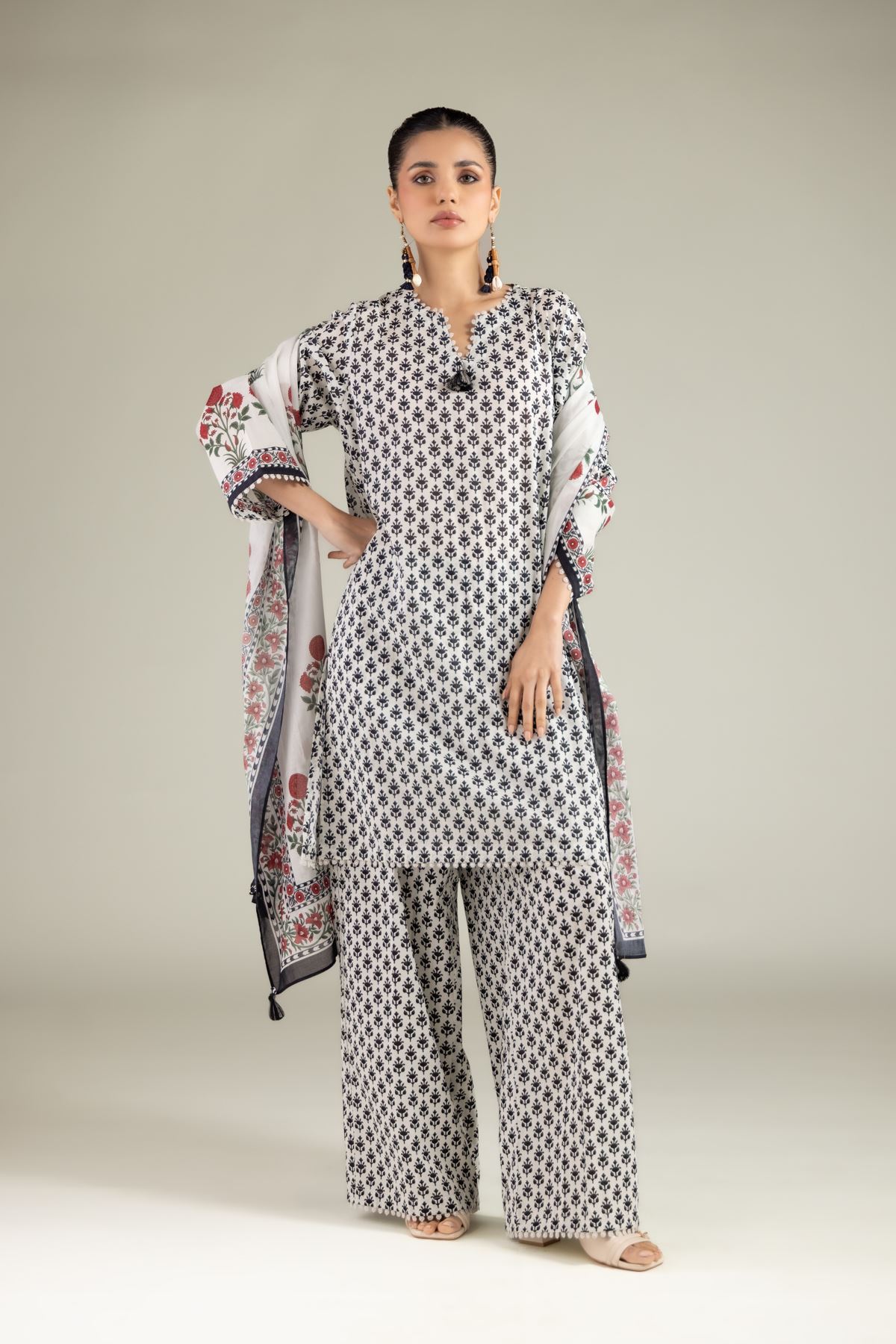 Printed Lawn Lawn Tailored Set - T-A11-26-101FH1-VG