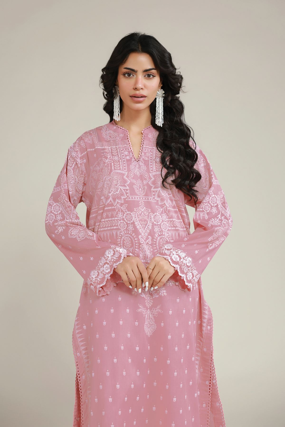 Embroidered Lawn Lawn Tailored Set - 26-02-1E13-02TA-VG