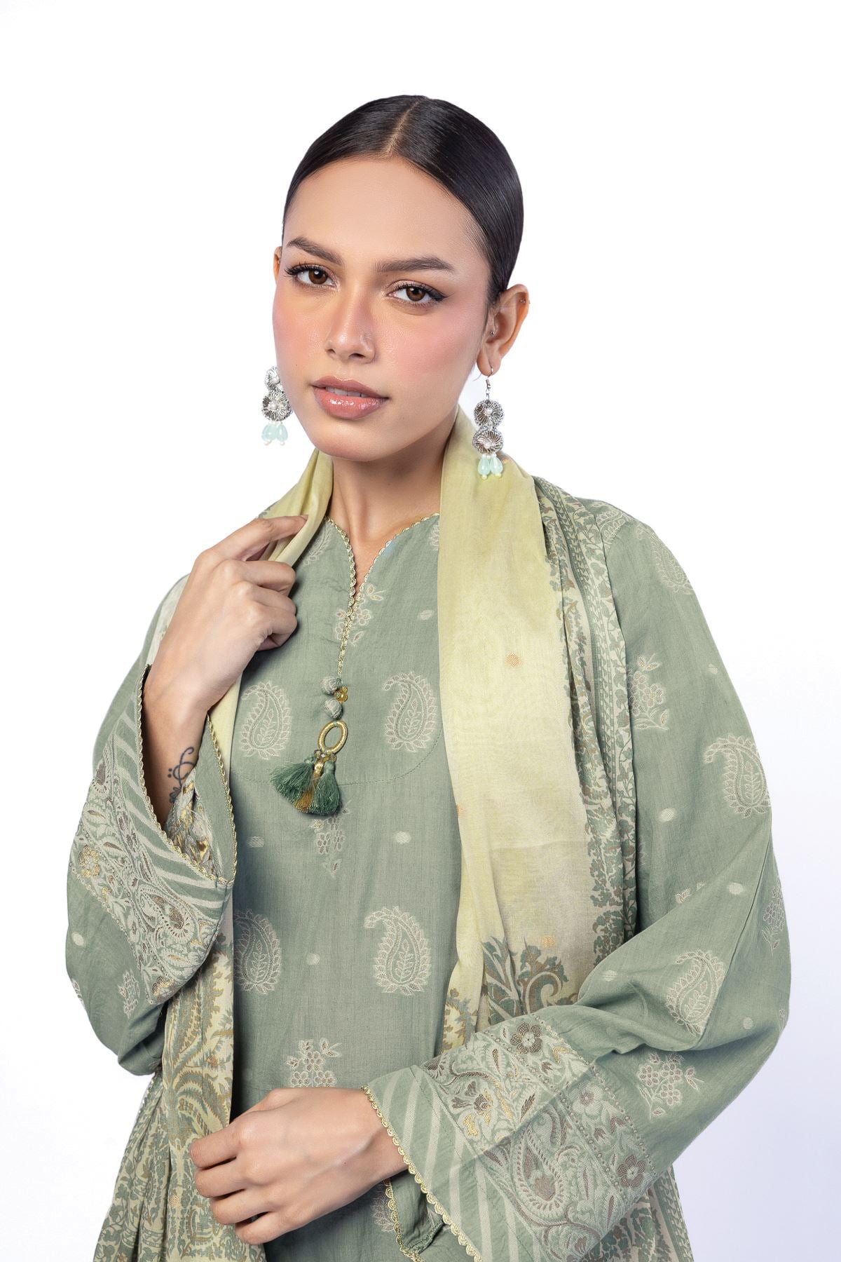 Dyed Jacquard Fabrics 3 Piece - 1001920468