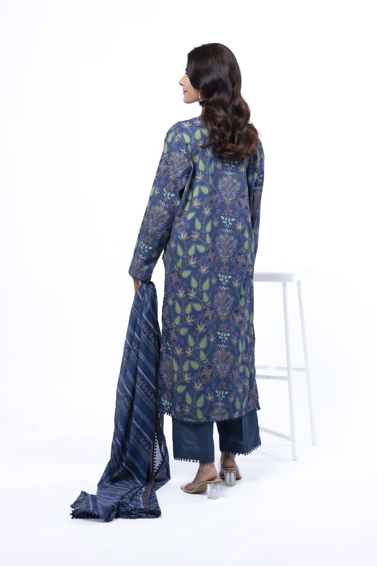 Printed Cotton Fabrics 3 Piece - A112-26-107EC1-VG