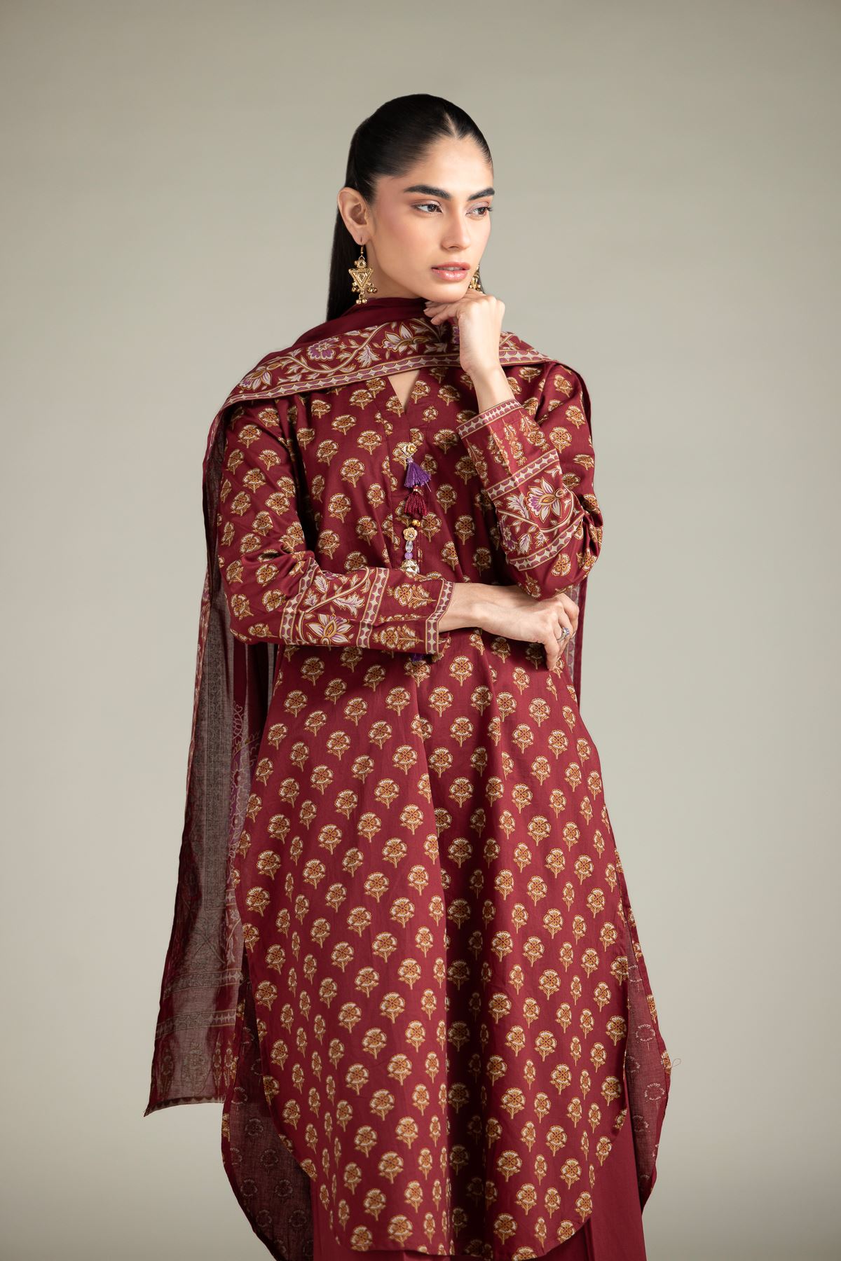 Lawn Dupatta - 1-26-125-A-B-VG