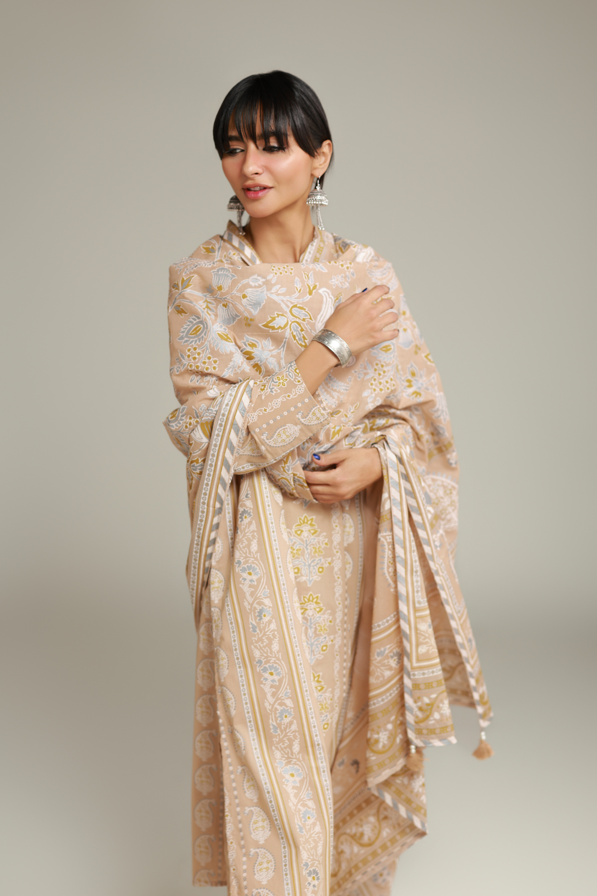 Printed Lawn Printed Lawn Dupatta - 1-26-228-A-I2-VG