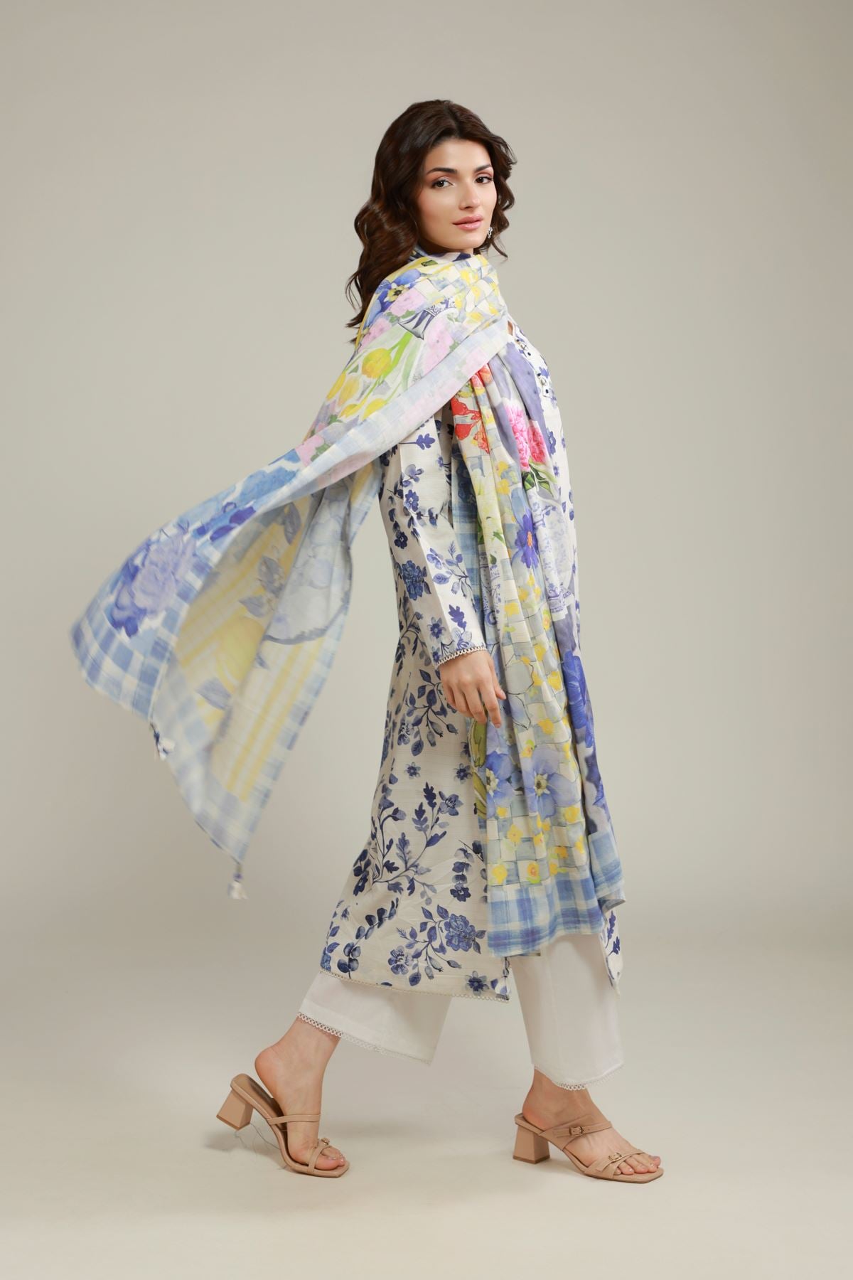 Printed Messuri Fabrics 3 Piece - A22-26-102FA1-VG