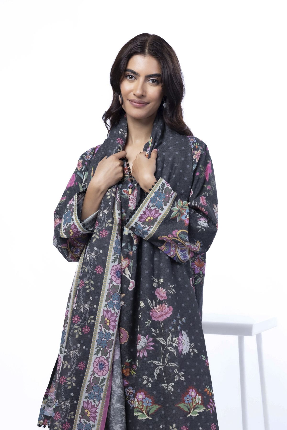 Printed Karandi Fabrics 3 Piece - KW59B-VG