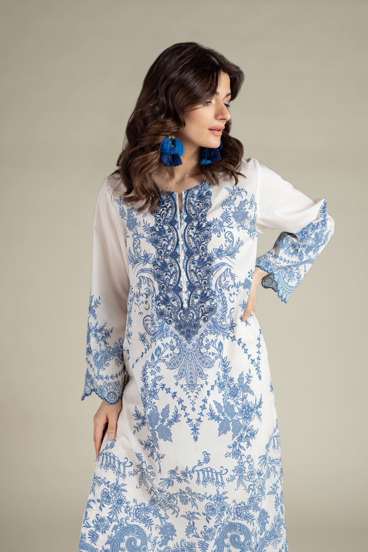 Printed Lawn Lawn Tailored Set - T-A113-26-111EF2-VG