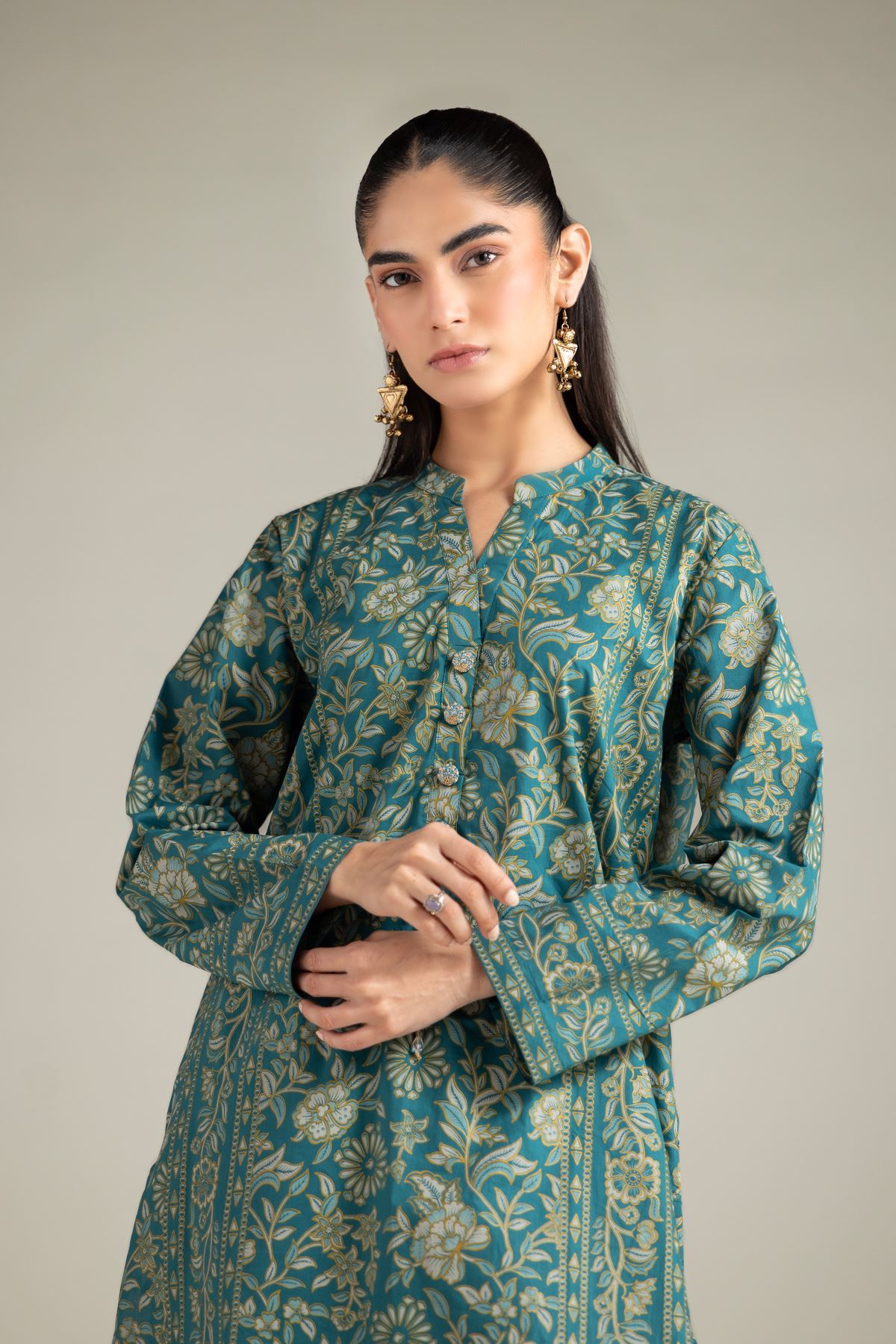 Cambric Kurta - 1-26-126-A-A-VG