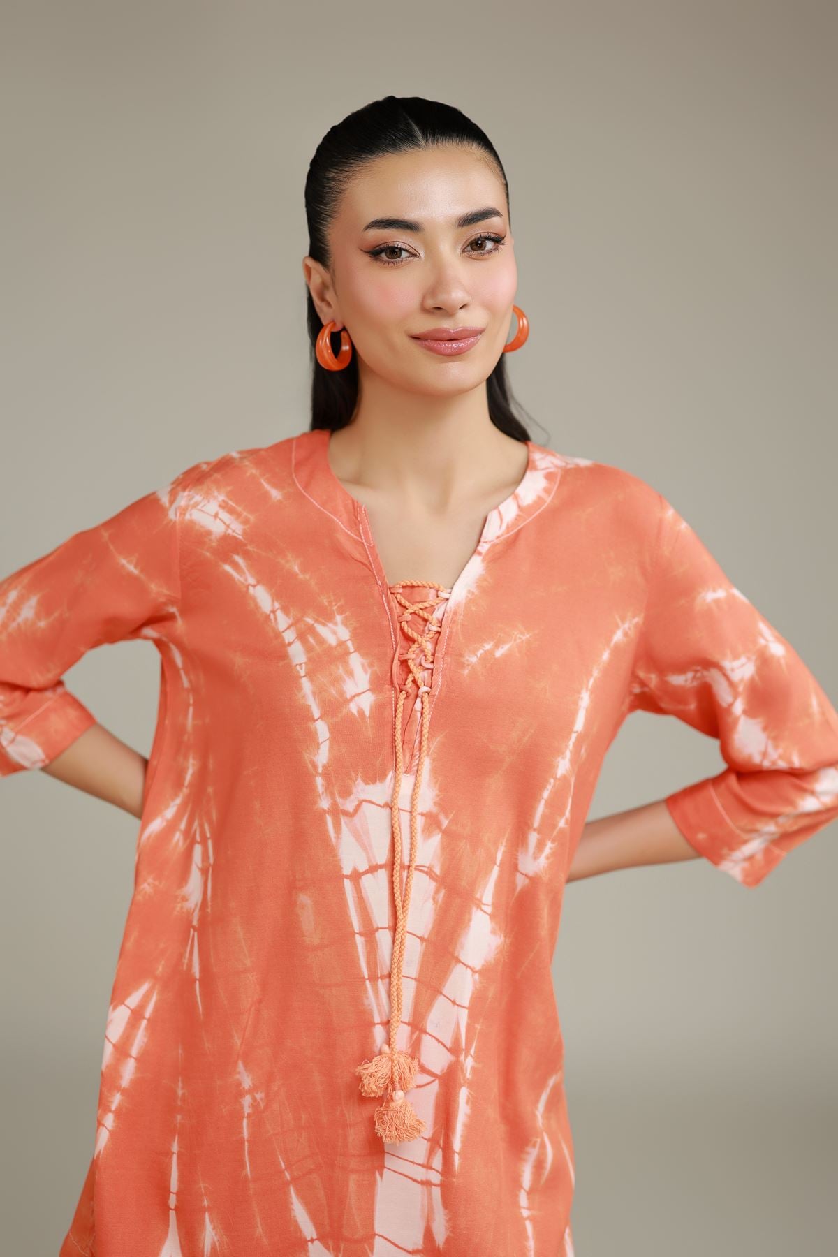 Printed Raw Silk Printed Co-ord Set - T-A112-26-103EF2-VG