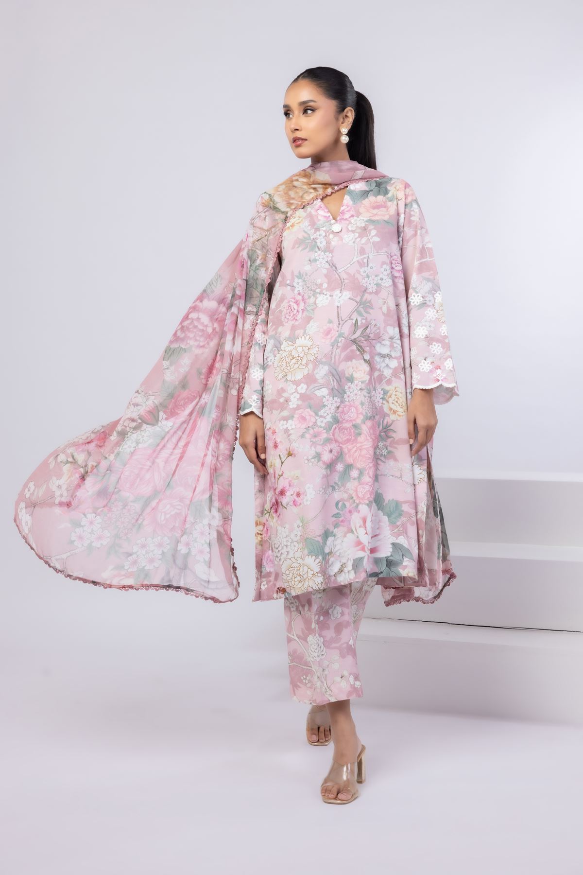 Buy Dupatta | 0.0 N/A | 25-06-6E6-03SA-VG_MULTI | Khaadi Pakistan