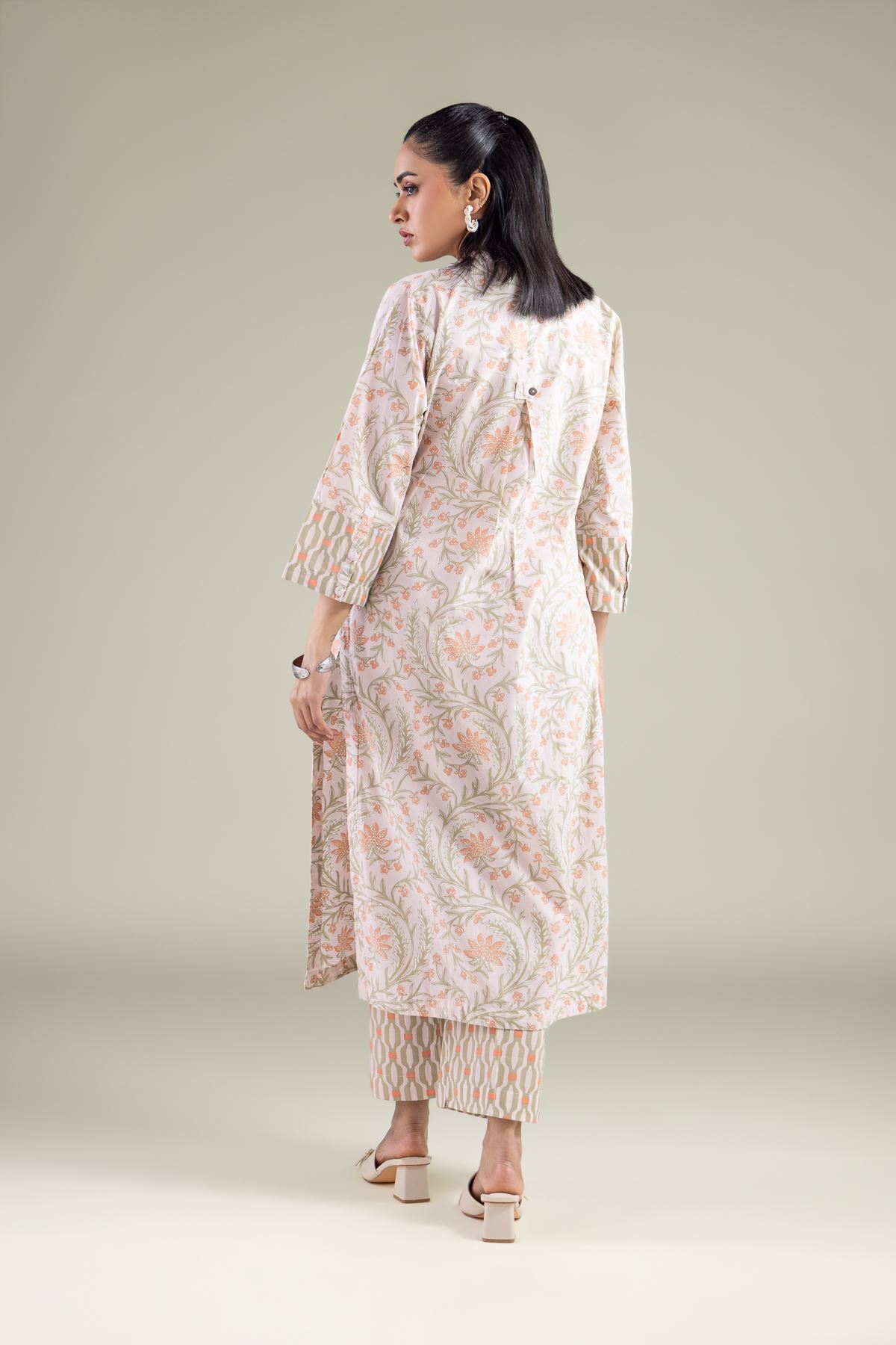 Printed Cambric Printed Cambric Kurta - 1-26-147-A-F-VG