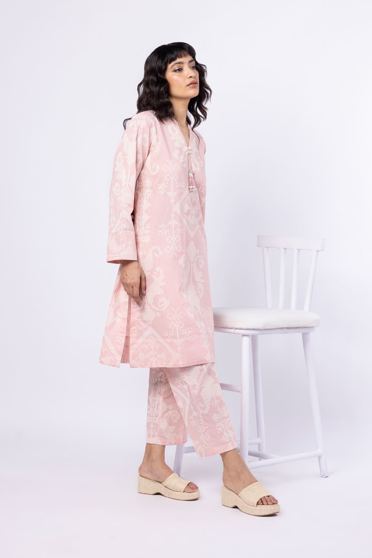 Printed Cambric Pants - 25-04E41-02BB-VG