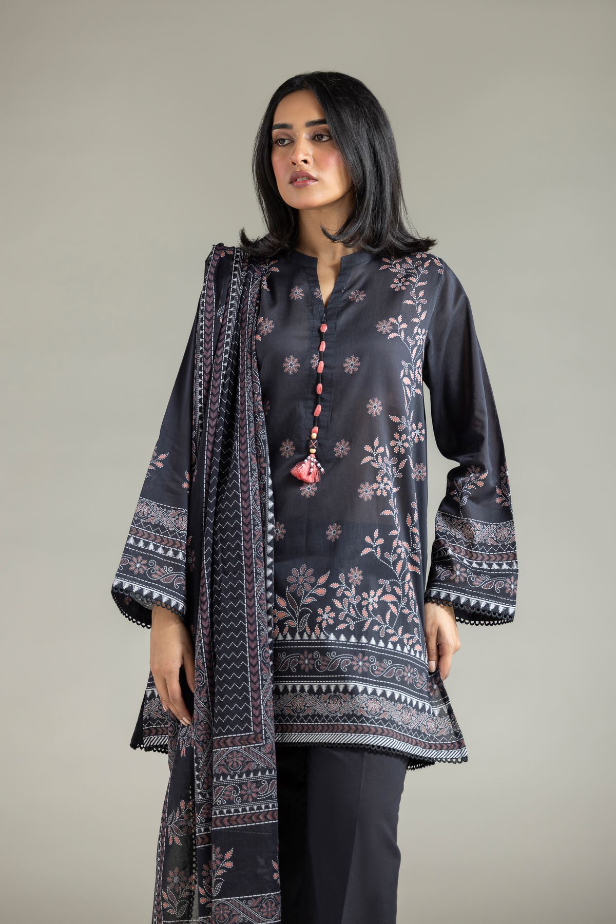 Printed Lawn Lawn 3-Piece Suit - 1-26-145-A-C-VG