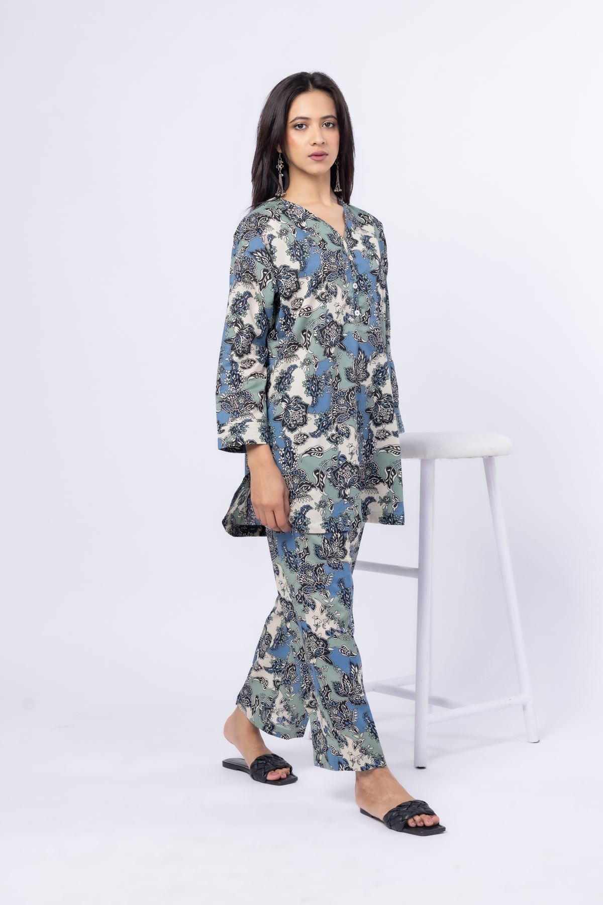 Printed Cambric Pants - 25-05E64-05BA-VG
