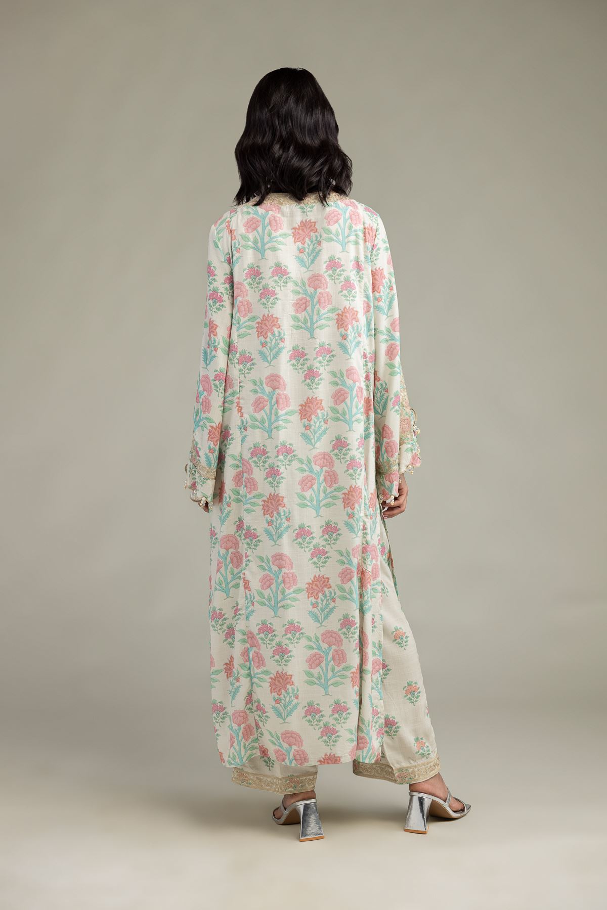 Embroidered Raw Silk Raw Silk Kurta - 1-26-301-B-I1-VG
