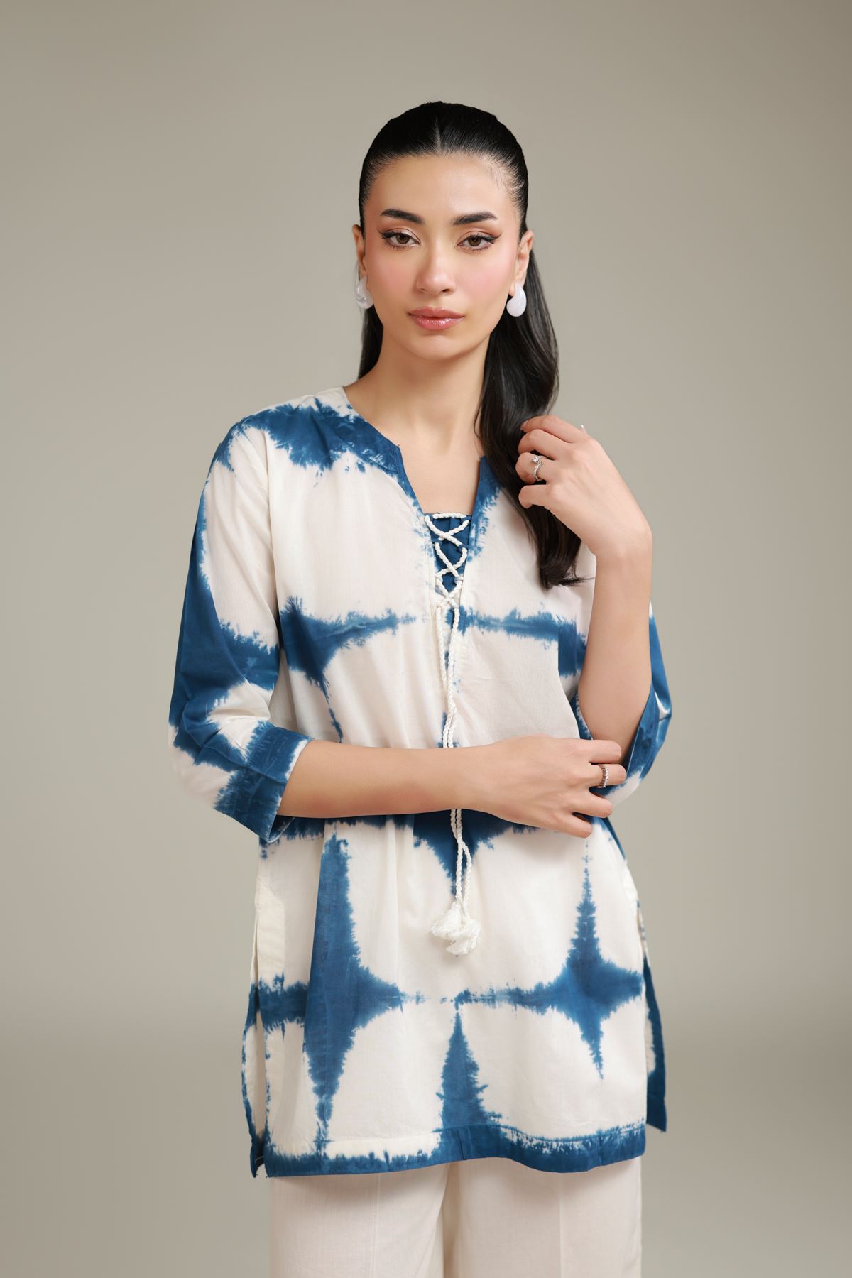 Printed Cambric Printed Co-ord Set - T-A22-26-114FA2-VG