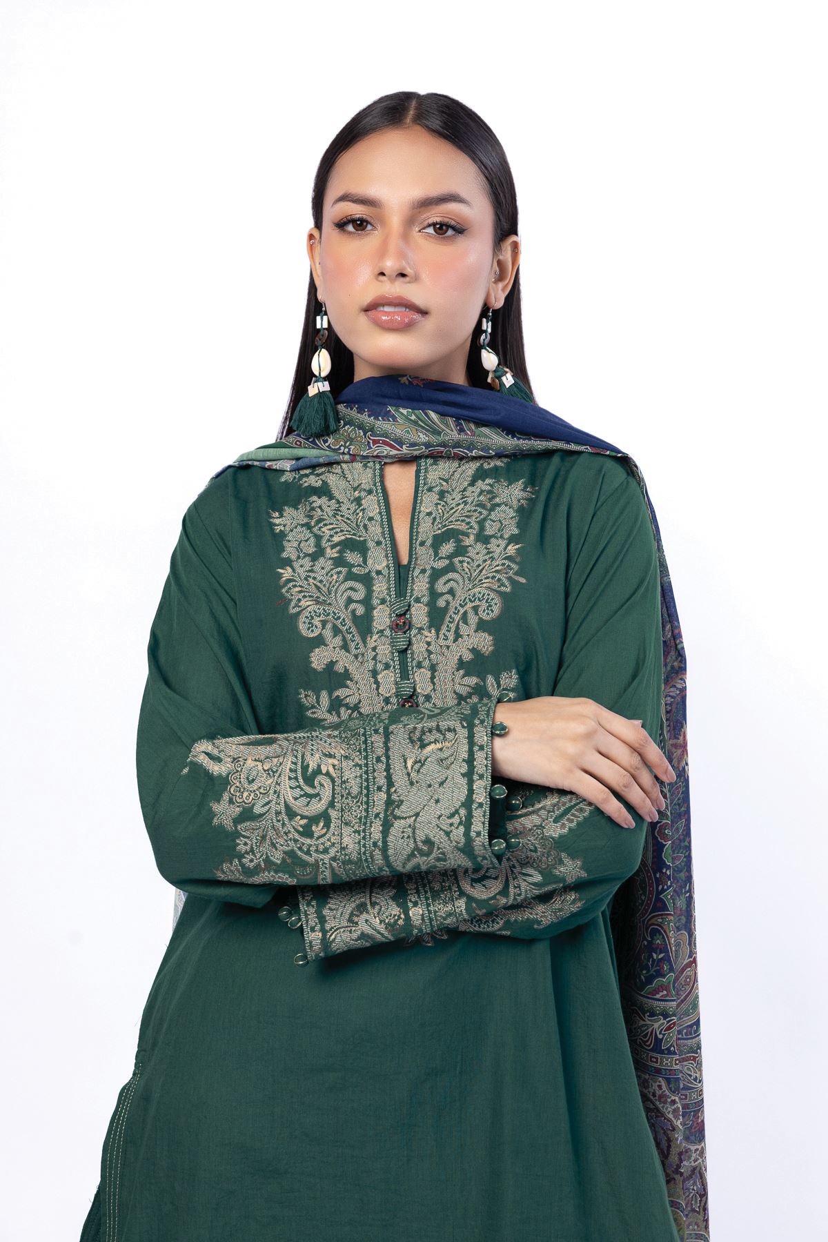 Dyed Jacquard Tailored 3 Piece - T-A33-26-105FF-VG