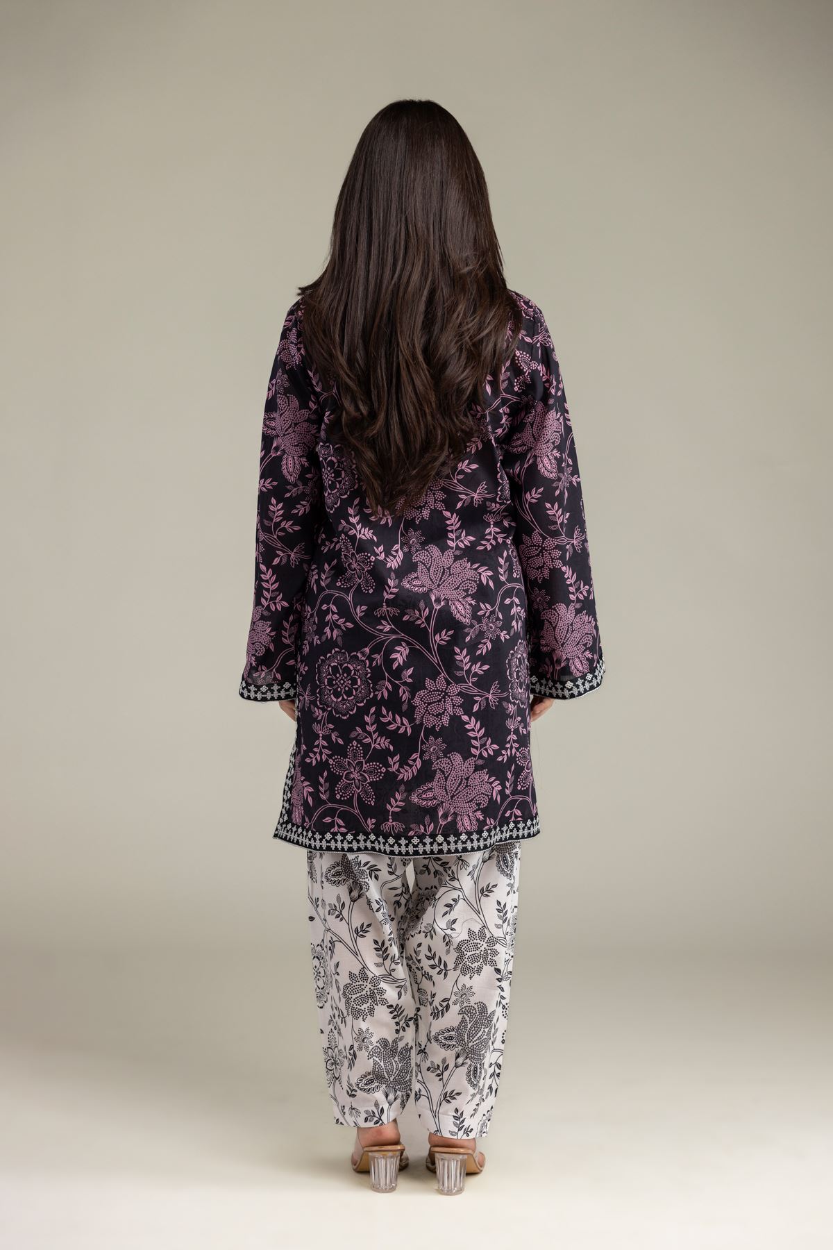 Embroidered Cambric Fabrics 2 Piece | Top and Bottom - A22-26-214FH1-VG