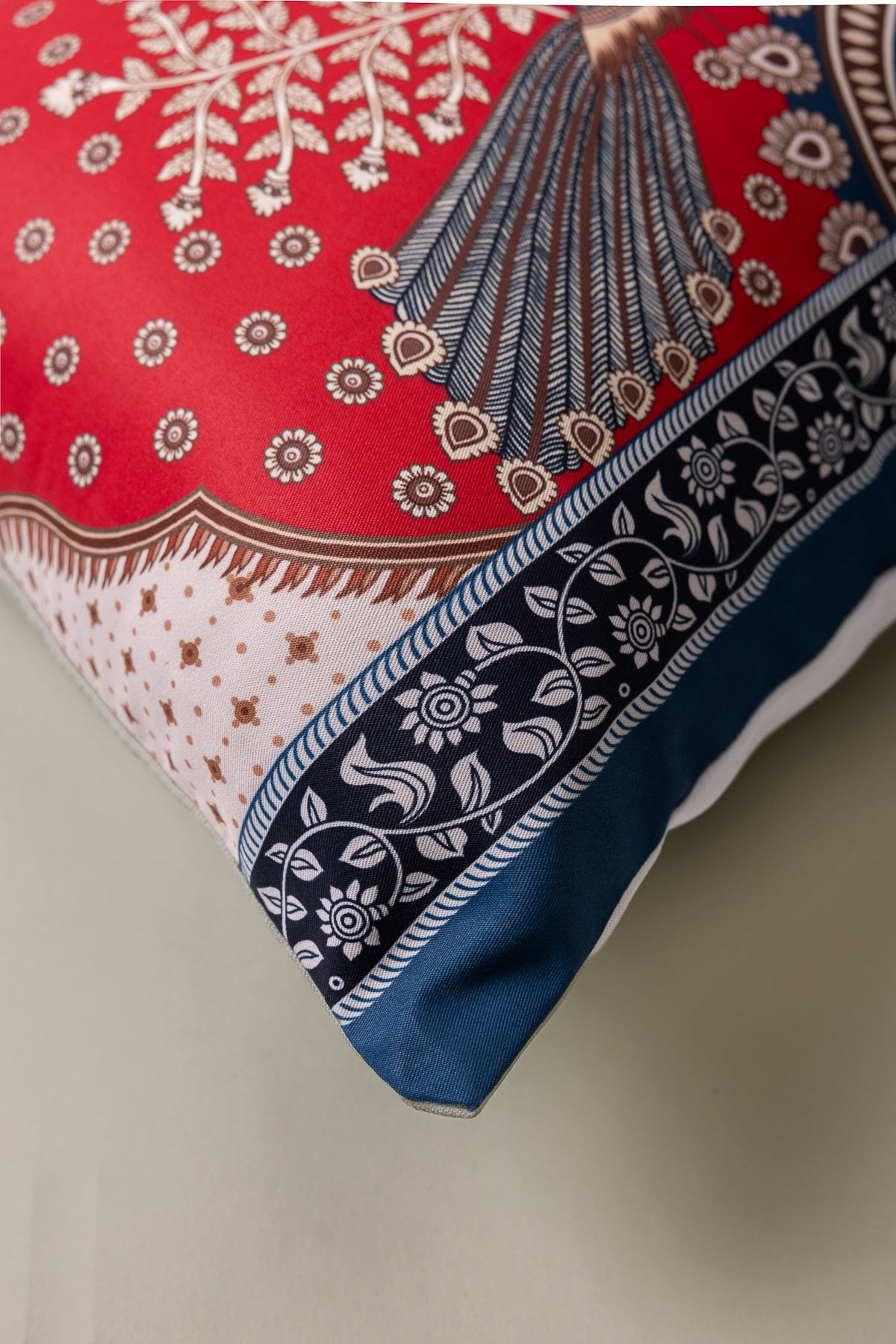Printed Poly Sateen 13x21in Cushion Cover - 2-26-202-A-D-VG