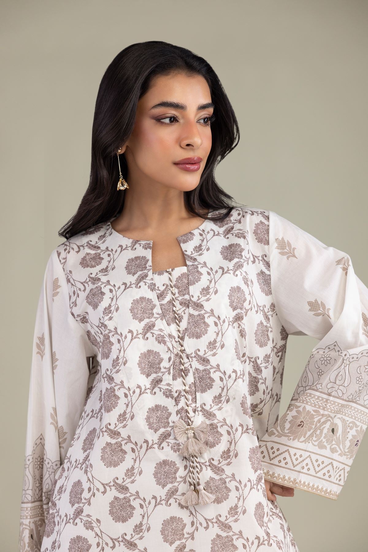 Printed Cambric Cambric Tailored 2-Piece - 1-26-301-B-I1-VG