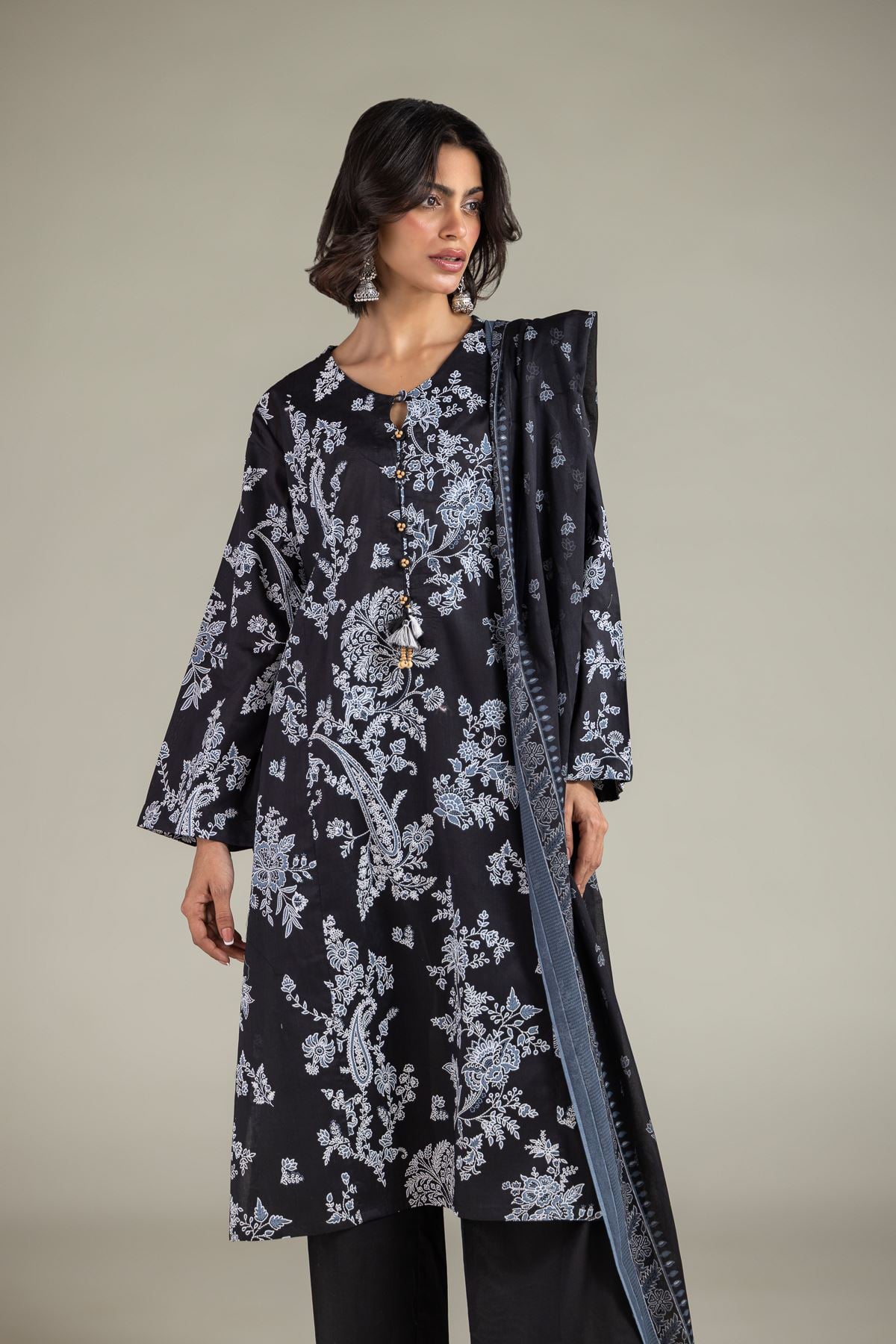 Printed Lawn Lawn Tailored 3-Piece - 1-26-102-A-F-VG
