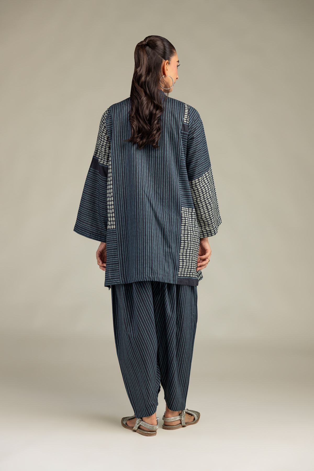 Printed Cambric Printed Cambric Kurta - 1-26-102-A-F-VG