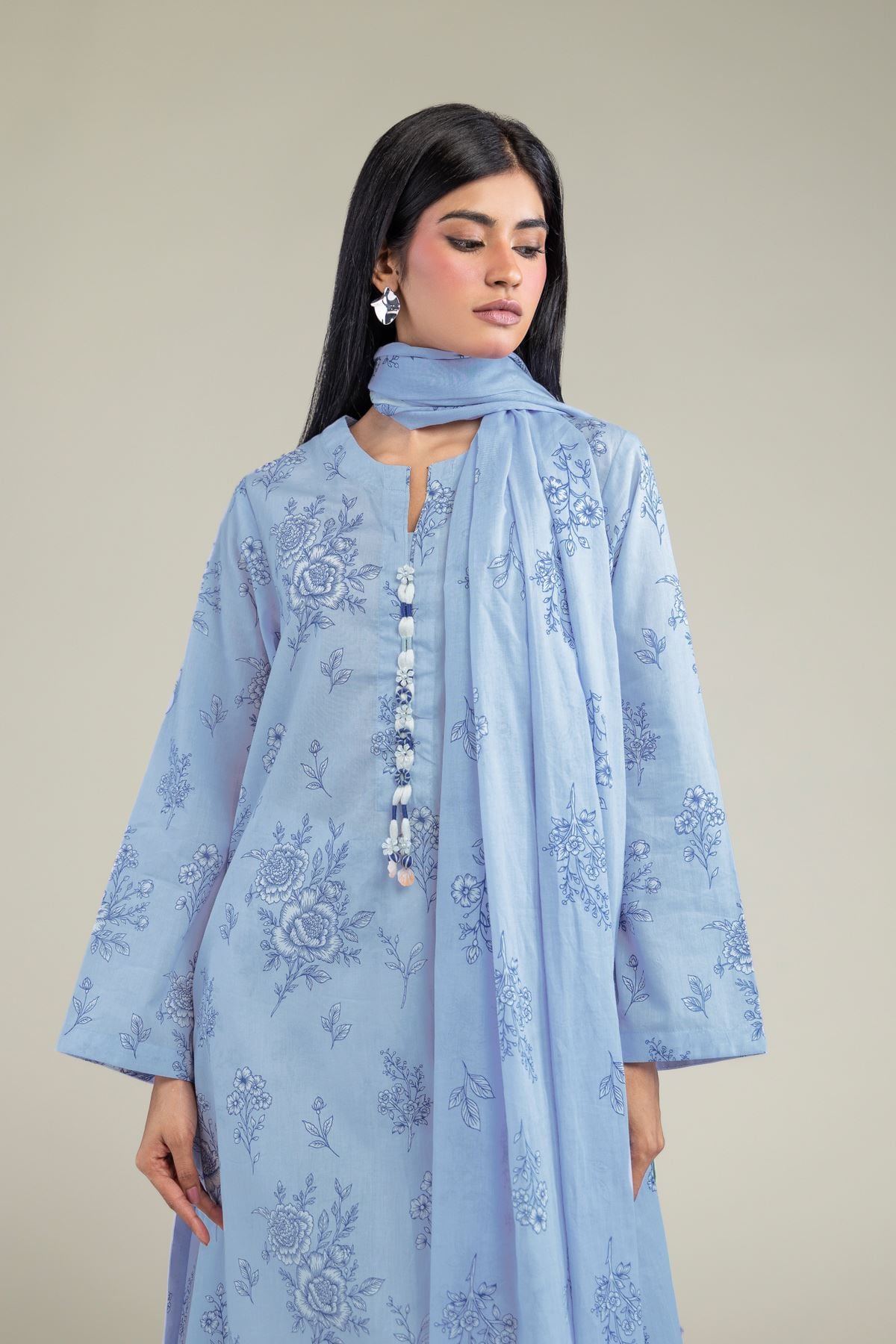 Printed Lawn Lawn Tailored 3-Piece - 1-26-102-A-F-VG