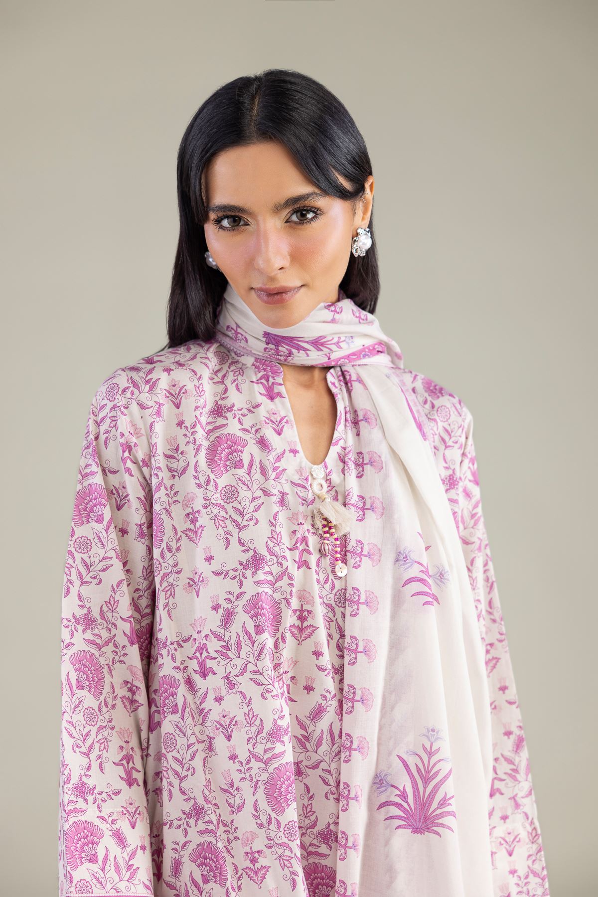 Printed Lawn Printed Lawn Dupatta - 1-26-102-A-F-VG