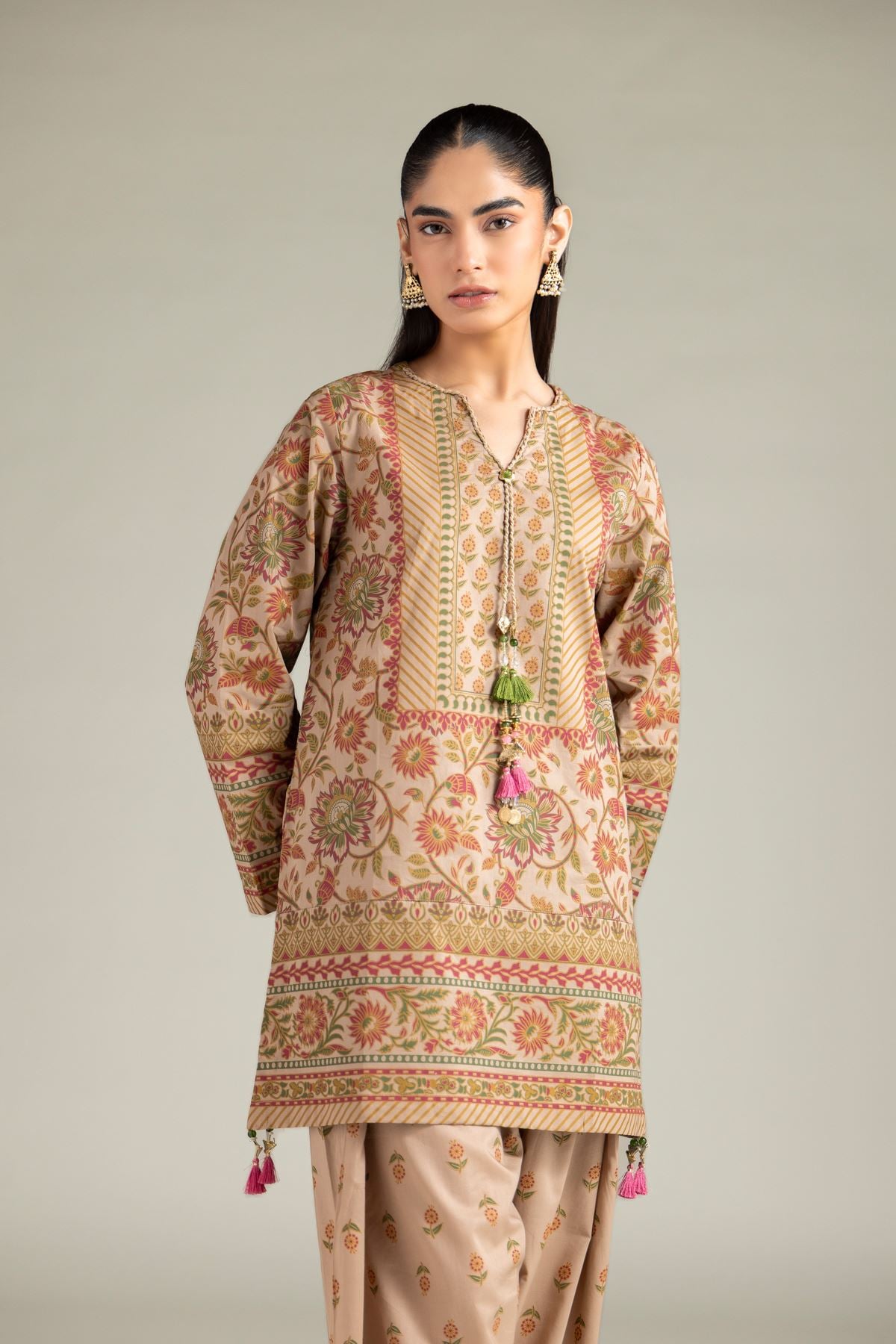 Cambric Kurta - 1-26-108-A-A-VG