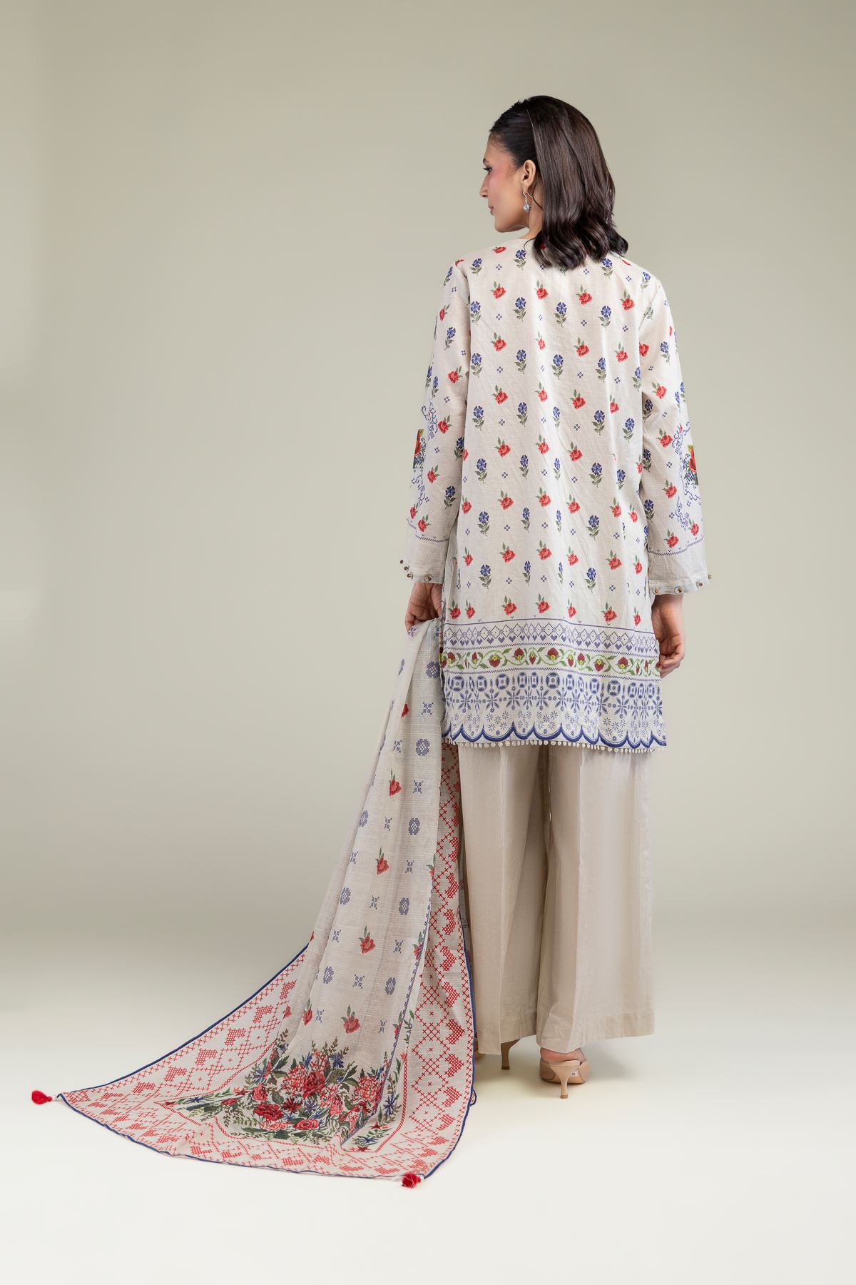 Printed Lawn 2-Piece Tailored Lawn - 1-26-224-B-E2-VG